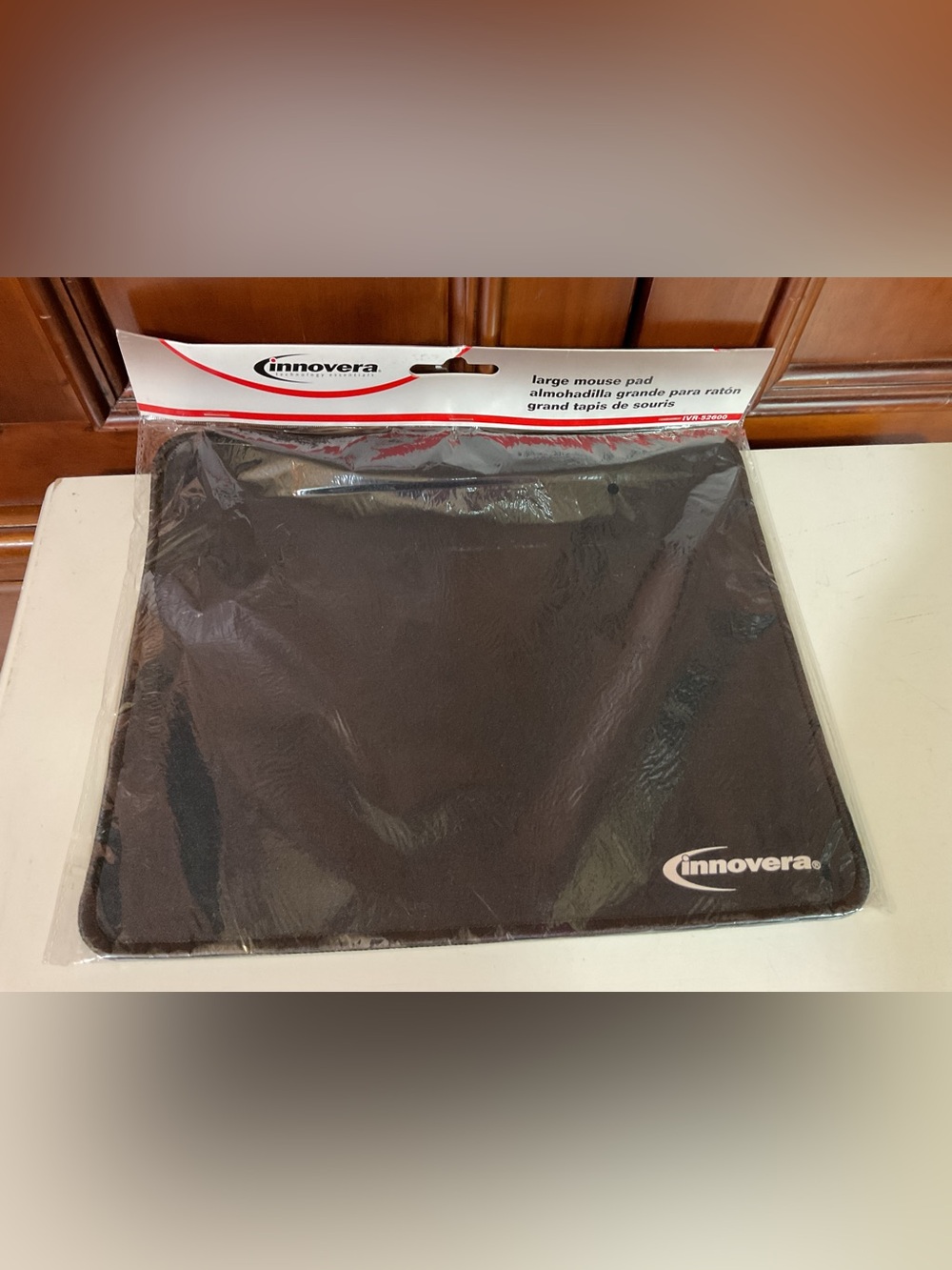 Innovera Technology Essentials Large Mouse Pad Nonskid Rubber Backing NWT Black